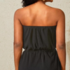 Swimsuit Cover Up Terry Cloth Strapless Dress Drawstring with Pockets. - Image 2