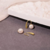 Water Drop Earrings 18k Gold Plated Earrings for Women - Image 3