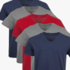 Men's V-Neck T-Shirts, Multipack, Style G1103 - Image 3